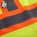 Reflectorized high visibility motorcycle running safety vest